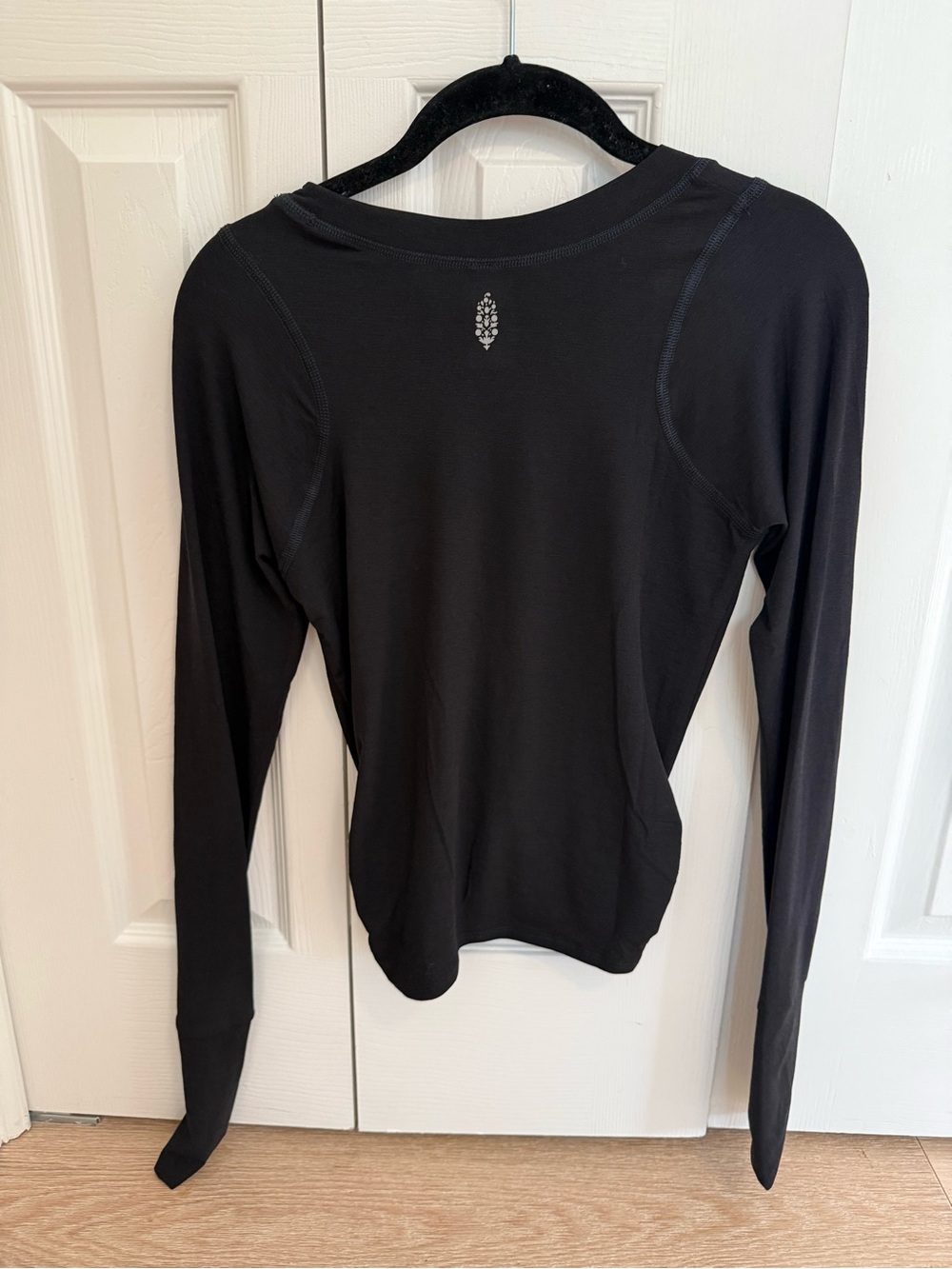 FP Movement by Free People Black Tempo Ruched Long-Sleeve Top - Picture 8 of 11